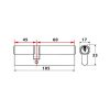 Abus P12R zárbetét 45x60