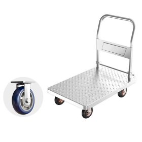 Acél raktárkocsi, kézikocsi 73x48cm, 240kg teherbírás