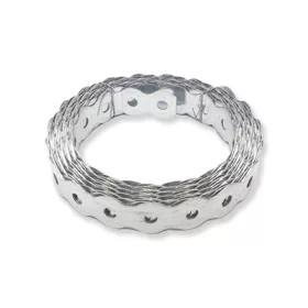   Szerelőszalag, hullámos, tüzihorg., 8-as (25mm / 0.5mm / 10m)
