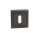 Bussare Classic négyzet rozetta ASH-Black Kulcsos