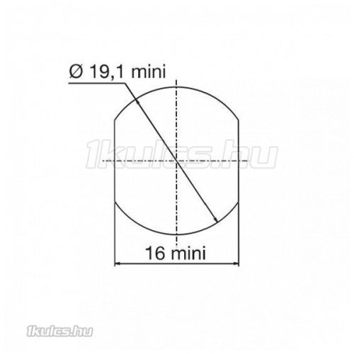 RONIS 26200-01 bútorzár KT PK035