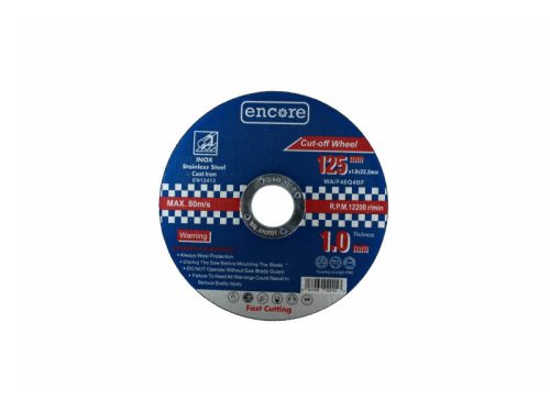 ENCORE YDM6001-125 Vágókorong 125 x 1,0 x 22,23 mm STEEL