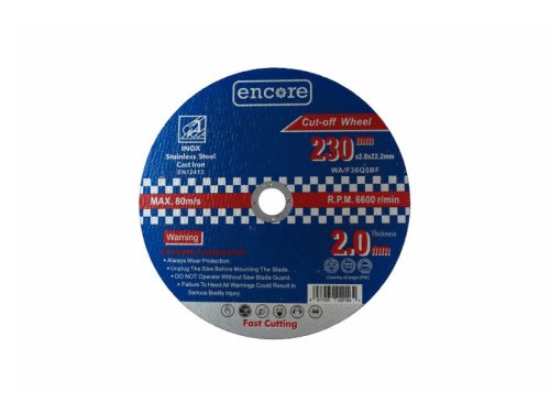 ENCORE YDM6001-230 Vágókorong 230 x 2,0 x 22,23 mm STEEL