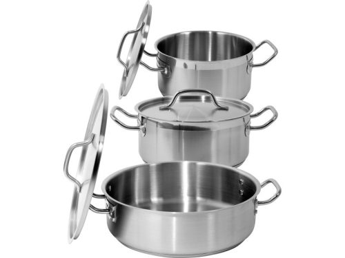 YATO YG-00041 GASTRO Lábas fedővel 5 liter 240 x 110 mm inox