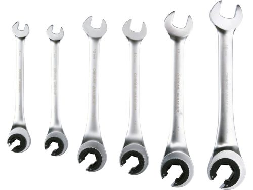 Yato YT-01344 Peremes anyás racsniskulcs készlet 6 részes 8-19mm-ig