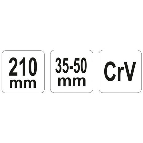 YATO YT-01671 Állítható körmös kulcs 35-50 mm / 210 mm CrV