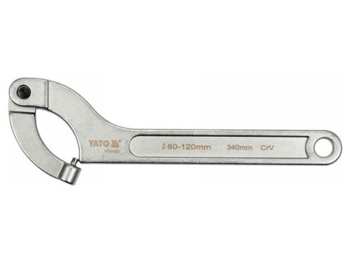 YATO YT-01678 Állítható csapos körmös kulcs 80-120 mm / 340 mm CrV