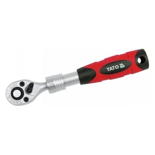 YATO YT-0297 Racsnis hajtószár 1/4 Col 150-200 mm 72T teleszkópos CrV