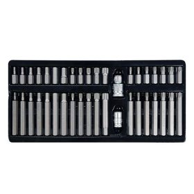   YATO YT-0400 Torx és imbusz bit készlet 40 részes (1/2 Col-3/8 Col H4-H12, M5-M12, T20-T55)