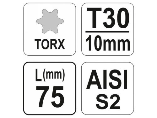 YATO YT-04052 Csavarhúzó bit T30 x 75 S2