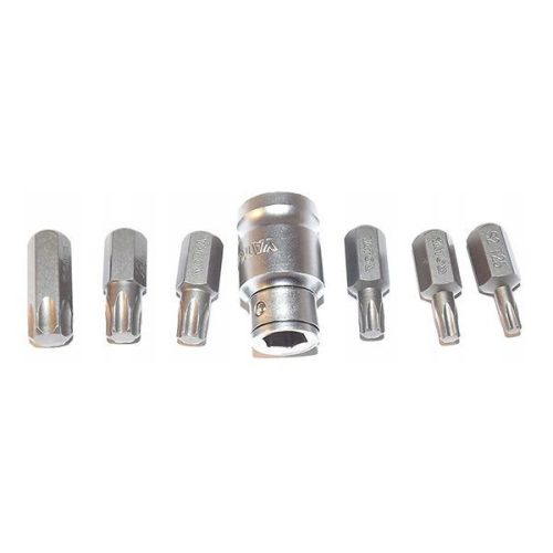 YATO YT-0410 Torx bit készlet 7 részes (1/2 Col T25-T50)