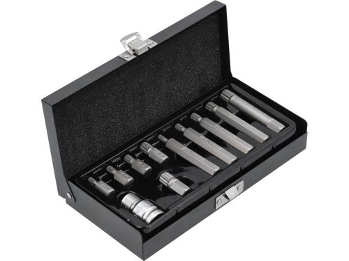 YATO YT-0415 Bit készlet 11 részes SPLINE M5-M12 L=30 mm,L=75 mm 1/2 Col