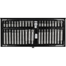   YATO YT-0420 Torx bit készlet 42 részes (1/2 Col T20-T70+RIBE)