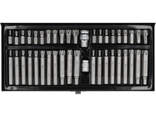 YATO YT-0420 Torx bit készlet 42 részes (1/2 Col T20-T70+RIBE)