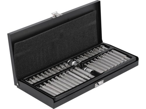 YATO YT-0420 Torx bit készlet 42 részes (1/2 Col T20-T70+RIBE)