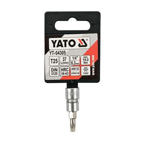 YATO YT-04305 Bit dugókulcs Torx 1/4 Col T25 CrV