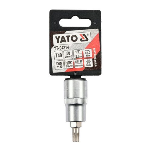 YATO YT-04314 Bit dugókulcs Torx 1/2 Col T40 CrV