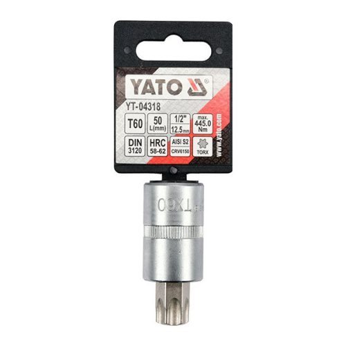 YATO YT-04318 Bit dugókulcs Torx 1/2 Col T60 CrV