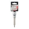 YATO YT-04351 Hosszú bit dugókulcs Spline 1/2 Col M6 CrV
