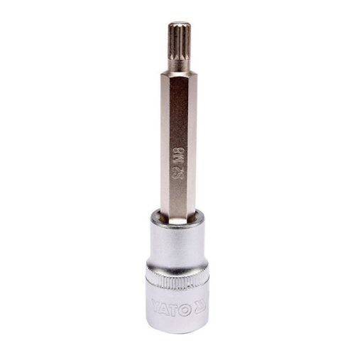 YATO YT-04352 Hosszú bit dugókulcs Spline 1/2 Col M8 CrV