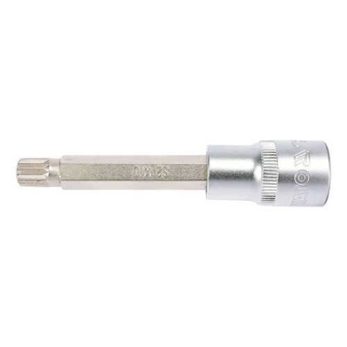 YATO YT-04353 Hosszú bit dugókulcs Spline 1/2 Col M10 CrV