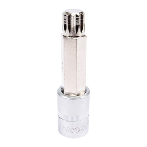YATO YT-04357 Hosszú bit dugókulcs Spline 1/2 Col M17 CrV