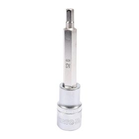 YATO YT-04392 Hosszú bit dugókulcs Imbusz 1/2 Col 6 mm CrV