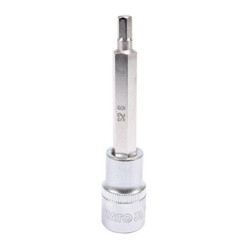 YATO YT-04392 Hosszú bit dugókulcs Imbusz 1/2 Col 6 mm CrV