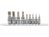 YATO YT-04401 Bit dugókulcs készlet 9 részes Imbusz 1/4 Col, 3/8 Col CrV