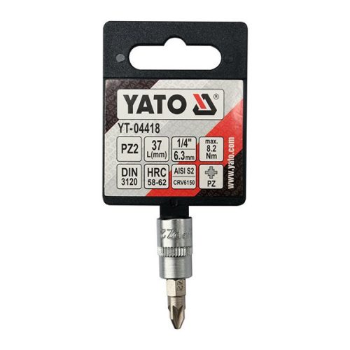 YATO YT-04418 Bit dugókulcs Pozidriv 1/4 Col PZ2 CrV