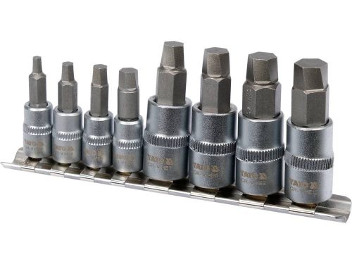 YATO YT-04580 Roncsolt imbuszcsavar kiszedő dugókulcs készlet 8 részes 1/4 Col 3/8 Col