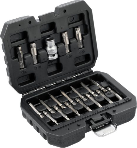 YATO YT-04584 Roncsolt csarv eltávolító készlet Torx és HEX ( imbuszcsavar eltávoító készlet)