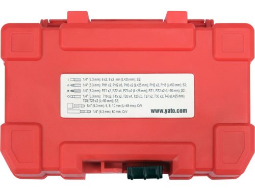 YATO YT-04617 Impact bithegy készlet 54 részes