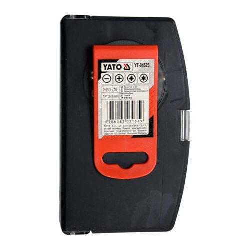YATO YT-04623 Bithegy és dugókulcs készlet 34 részes 1/4 Col S2