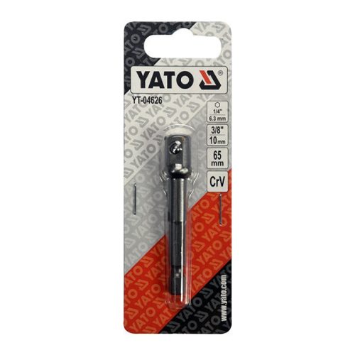 YATO YT-04626 Dugókulcs adapter 1/4 Col Hex -> 3/8 Col négyszög CrV