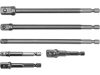 YATO YT-04629 Dugókulcs adapter készlet 6 részes 1/4 Col Hex -> 1/4 Col, 3/8 Col, 1/2 Col négyszög CrV