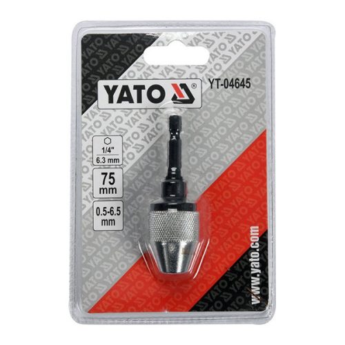 YATO YT-04645 Fúrótokmány 0,5-6,5 mm 1/4 Col Hex (gyorstokmány)