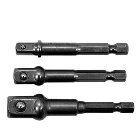   YATO YT-04685 Dugókulcs adapter készlet 3 részes 1/4 Col Hex -> 1/4 Col, 3/8 Col, 1/2 Col négyszög