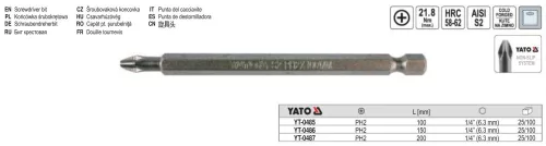 YATO YT-0486 Bithegy PH2 1/4 Col 150 mm