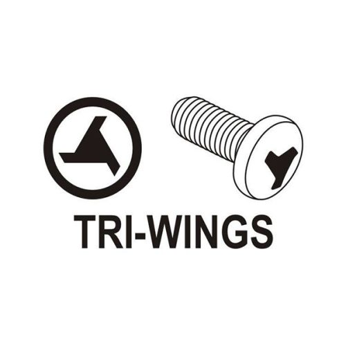 YATO YT-0493 Bithegy Tri-Wing TW0 + TW1 1/4 Col 100 mm 2 db