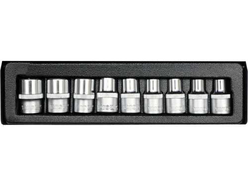 YATO YT-0521 Dugókulcs készlet 9 részes külső Torx 1/2 Col E10-E24 CrV