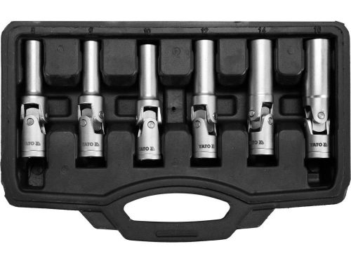YATO YT-05339 Csuklós izzítógyerta-kulcs 6 részes 3/8 Col CrV