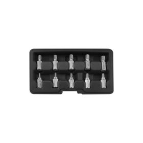   YATO YT-05890 Roncsoltcsavar kiszedő készlet 10 részes (belső torx, imbusz és spline csavarokhoz)