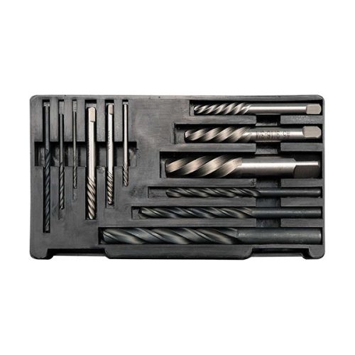 YATO YT-0591 Törtcsavar kiszedő és fúró készlet 12 részes M3-M24