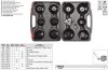 YATO YT-0594 Olajszűrő leszedő készlet 13 részes 3/8 Col