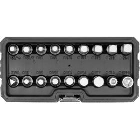   YATO YT-05991 Olajleeresztő kulcs készlet 18 részes 3/8 Col CrV