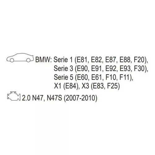 YATO YT-06018 Vezérlés rögzítő készlet 6 részes (Diesel) BMW