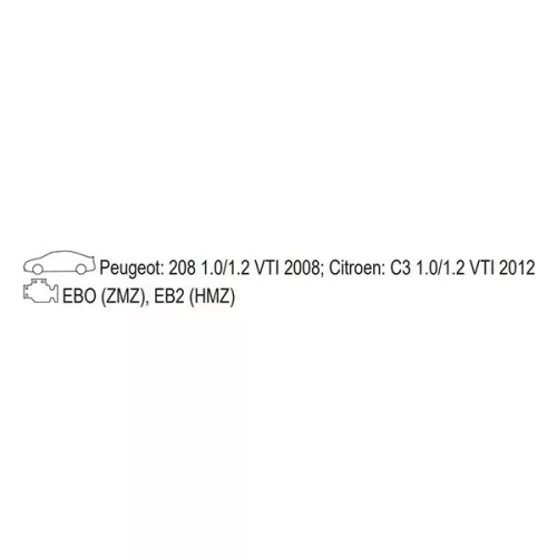 YATO YT-06023 Vezérlés rögzítő készlet 3 részes (benzin) Peugeot Citroën