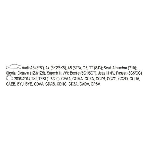 YATO YT-06024 Vezérlés rögzítő készlet 16 részes (benzin) Audi Seat Skoda VW