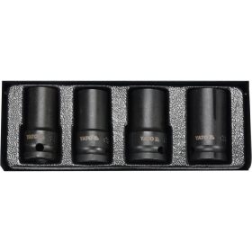   YATO YT-06030 Roncsolt csavar leszedő gépi dugókulcs készlet 4 részes 1/2 Col 17-26 mm CrMo